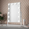 Olsen Hollywood Mirror White 47 x 36cm