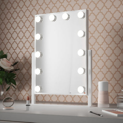 Olsen Hollywood Mirror White 47x37cm