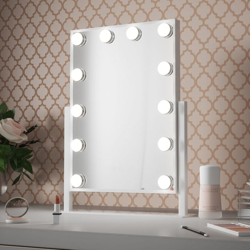 Olsen Hollywood Mirror White 47x37cm