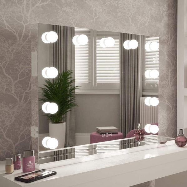ELEGANT 150x40cm Free Standing Floor Mirror Wall Mounted Hanging Mirror  with Lights HD LED Full Length Dressing Mirror