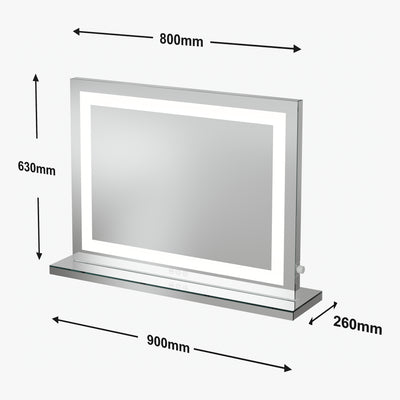 crystal pro mirror measurements