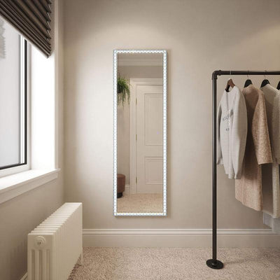 wall mounted full length mirror with lights