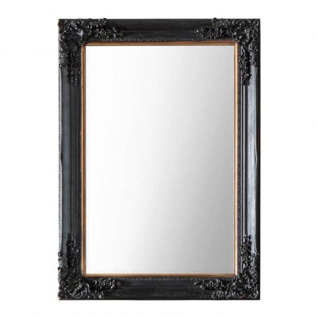 Antique Black Small Harrelson Mirror