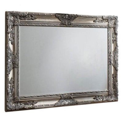 Antique Silver Hampshire Mirror-Small