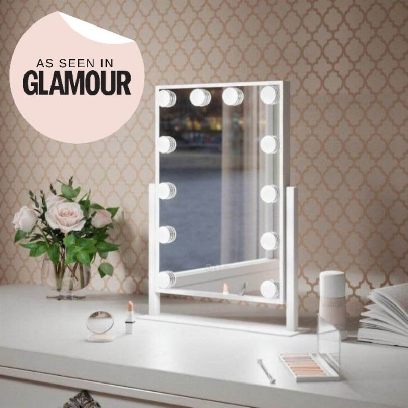 Olsen Hollywood Mirror White 47x37cm