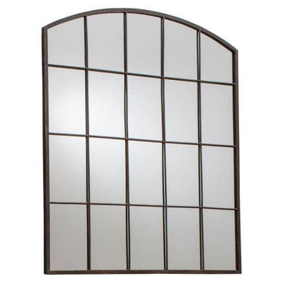 Rustic Metal Rockford Window Mirror