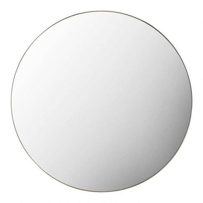 champagne Scandinavian round wall mirror free delivery