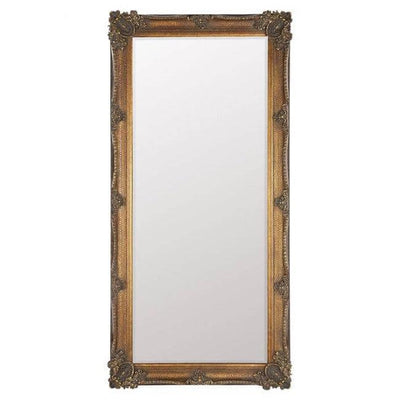 Victoria Gold Baroque Leaner Mirror 165cm X 80cm