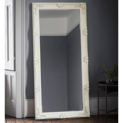 Victoria Cream XL Leaner Mirror 165cm X 80cm